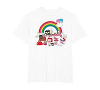 Sanrio Hello Kitty Yardsale Cute Graphic T-Shirt, Men's Big and Tall, White, 6X Tall