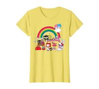 Sanrio Hello Kitty Yardsale Cute Graphic T-Shirt, Women, Lemon Yellow, 3X-Large