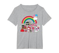 Sanrio Hello Kitty Yardsale Cute Graphic T-Shirt, Women's Plus, Heather Grey, 4X