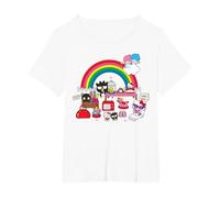 Sanrio Hello Kitty Yardsale Cute Graphic T-Shirt, Women's Plus, White, 6X