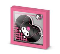 Sanrio Kuromi Chess-Heart Diary + Pen, Multicolour