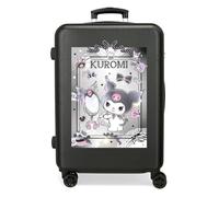Sanrio Kuromi Dream Closer Suitcase Medium Black 46 x 65 x 23 cm Rigid 3 kg Combination Lock Side ABS 3 kg 56LExtensible Hand Luggage