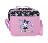 Sanrio Kuromi Fortune Telling Adaptable Bag with Shoulder Bag Pink 23x20x9 cm Polyester