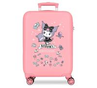 Sanrio Kuromi Fortune Telling Cabin Suitcase Pink 38x55x20 cm Hard ABS Combination Lock Side 35L 2.5 kg 4 Double Wheels