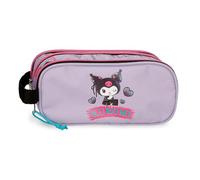 Sanrio Kuromi Retropop Triple Case Purple 22x10x9 cm Polyester
