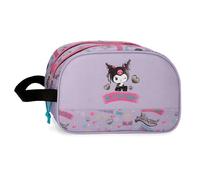 Sanrio Kuromi Retropop Two Compartments Adaptable Case Purple 26x16x11 cm Polyester