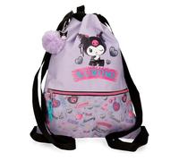 Sanrio Kuromi Retropop Zip Bag Backpack Purple 35x46x1 cm Polyester 1.6L