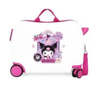 Sanrio Kuromi Wonder Children's Suitcase White 50 x 38 x 20 cm Rigid 2.05 kg Side Combination Lock ABS 2.05 kg 34 L Hand Luggage
