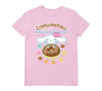 Sanrio Men's Yummy Cinnamoroll T-Shirt in Light Pink | Size: XL Sanrio Light Pink XL