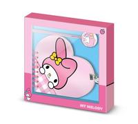 Sanrio My Melody Cute-Heart Diary + Pen, Pink