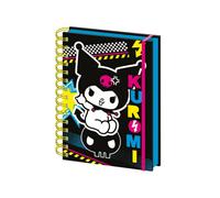Sanrio Punk Vibes Kuromi A5 Wirebound Notebook Multicoloured (One Size)