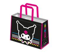 Sanrio Women's Smiling Reusable Tote Bag in Black Sanrio Black One Size