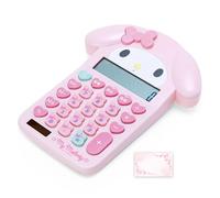 SanrioOriginal Face Shaped Calculator (Japan Import) - Includes Cherry Blossom Message Card (My Melody)