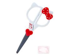 SanrioOriginal Face Shaped Scissors (Japan Import) - Includes Cherry Blossom Message Card (Kitty)