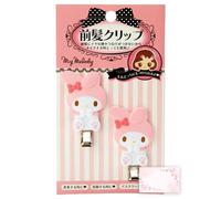 SanrioOriginal Hair Clips (Japan Import) - Includes Cherry Blossom Message Card (My Melody (Vertical))