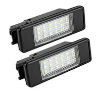 SANRLO 2Pcs Easy Installation Car Number Plate Light LED Lamp Fit For C2 C4 C5 DS3 For106 207 307 308