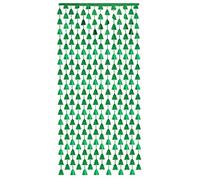 SANRLO Christmas Tree Tinsel Curtain Metallic Door Curtains Backdrop Party Decorations