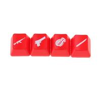 SANRLO Game Keycaps Gaming Mechanical Keycap For Directions Keys ABS OEM Height Backlit Keycap Set 4PCS