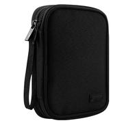 SANRLO Hard Disk Storage Bag with Soft Interior Lining Hard Earphone Holder Case