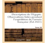Sans Auteur Description de l'Egypte. Tome 20 Paperback Book Sans Auteur Multicolor