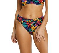 Sans Complexe Women's Island Dream Swimsuit, Medium Panties, Black Floral, 50-52