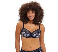 Sans Complexe Underwired Bra Flora Blue, Blue & Pale Pink Floral Print, 38C