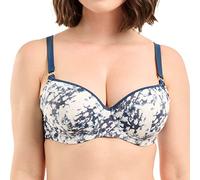 Sans Complexe Women's All in The Details Underwire Swimsuit top, Tie & Dye Navy, 34C