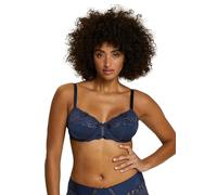 SANS COMPLEXE Women's Amélie Classic Underwired Bra, Opaque, Bleu Marine, 38DD