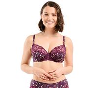 Sans Complexe Women's Amelle Bra, 0.95 inches, Blumendruck, Rot/Violett, 85E