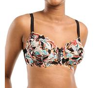 Sans Complexe Women's Arum Mosaic Bra, 5 inches, Graphic Schwarz & Mehrfarbig, 85C