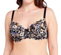Sans Complexe Women's Arum Mosaic Full Coverage Bra, Imprime Floral Fond Noir, 38DD