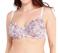 Sans Complexe Women's Arum Mosaic Full Coverage Bra, Opaque Thumbs, Imprime Feuilles Graphiques, 34C
