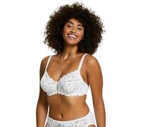 Sans Complexe Women's Arum_70564 Full Coverage Bra, Semi-Sheer, White, 42E