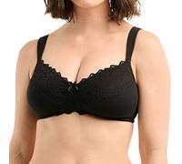 Sans Complexe Women's Ava 79SAH13 Wireless Full Cup Bra, Noir, 100C