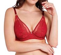 Sans Complexe Women's Charmante Demi Bra, Rouge Grenat, 38C
