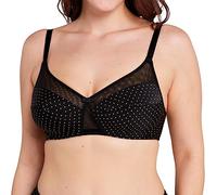 Sans Complexe Women's Complice Full Coverage Bra, Imprime Pois Noir & Ocre, 40C