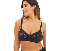 Sans complexe Women's Coton D'arum-Soutien Gorge Classique Sans Armature Non-Wired Bra, Black (Noir 4), 36C (Size: 95/110C)