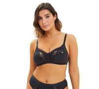 Sans complexe Women's Coton D'arum-Soutien Gorge Classique Sans Armature Non-Wired Bra, Black (Noir 4), 36B (Size: 80/95B)