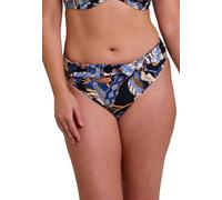 Sans Complexe Women's Fidji Bikini Bottoms, Black Exotic Print, 44-46