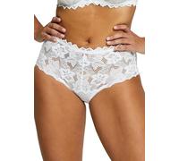 Sans Complexe Women's Plain or unicolor Brief - White - White - 12 (Brand size: 38/40)