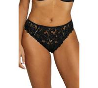 Sans Complexe Women's Plain or unicolor String - Black - Black - 20 (Brand size: 46/48)