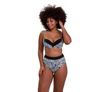 Sans Complexe Women's Seychelles Bikini top, Graphic Palm Tree Print, 32DD