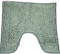 Sansar Soft Shaggy Chenille Toilet Pedestal Mat Non-Slip (Duck Egg, 52x45cm Toilet Pedestal (2 Pack))
