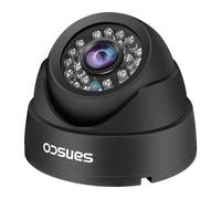 SANSCO 2MP HD CCTV Security Dome Camera, Outerdoor IP66 Weatherproof and Vandalproof, Add-on Wired Cam for DVR Video Surveillance System