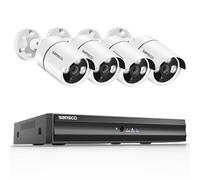 SANSCO 3K Color Night Vision, Audio Recording, CCTV Security Camera System
