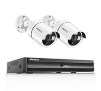 SANSCO 3K Color Night Vision, CCTV Home Security Camera System Outdoor