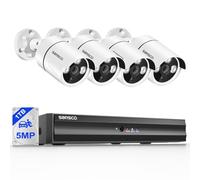 SANSCO 3K Wired 8CH Home CCTV Camera System Outdoor with 1TB Hard Drive