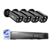 SANSCO 3K Wired Outdoor Home CCTV Security Camera System w/ 1TB Hard Drive