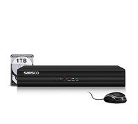 SANSCO 8 Channel 5MP Lite HD DVR Recorder with 1TB Hard Drive for CCTV Security Camera System, Support AHD/CVI/TVI/IP/CVBS(Analog) Cameras, Motion Detection, Email Alert, APP CMS Remote Viewing