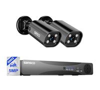SANSCO Color Night Vision, CCTV Camera System Outdoor with 500GB Hard Drive